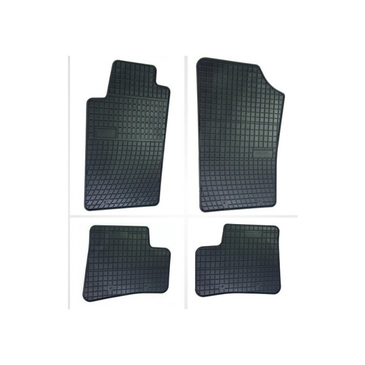 Tapis de sol auto sur mesure caoutchouc PEUGEOT 206 de 1998 à 2012.