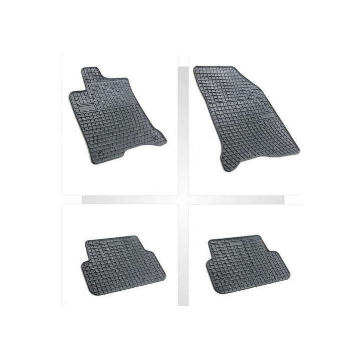   Tapis de sol auto sur mesure caoutchouc RENAULT LAGUNA 2 de 2001 à 2007.