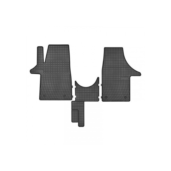 Tapis de sol utilitaire sur mesure caoutchouc VOLKSWAGEN T6 de 2015 à aujourd'hui.