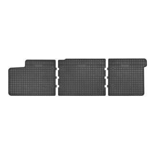 Tapis de sol utilitaire sur mesure caoutchouc VOLKSWAGEN T6, deuxième rangée, de 2015 à aujourd'hui.