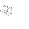 Housses de sièges sur mesure utilitaires  Mercedes Vito  De 2003 à  11 2014