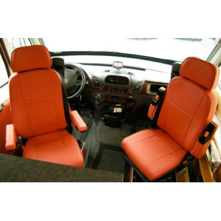 Housse de siège sur mesure camping car SIMILI LEATHER TOUCH CONFIGUREZ ICI