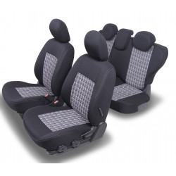 Housses sièges auto sur mesure Volkswagen Jetta 6 de 2011 à aujourd'hui SANS accoudoir arrière.