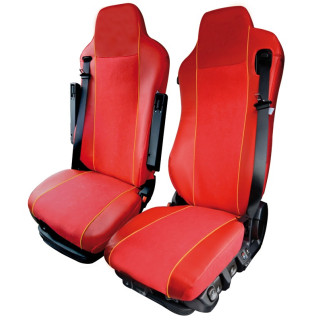 Housses de sièges poids lourds Bords simili + Centre Alcantara  IVECO EURO CARGO Euro 6 depuis 2015