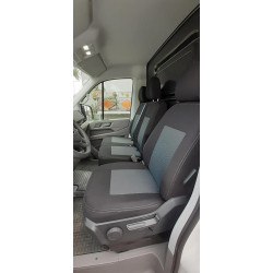 Housses de sièges sur mesure utilitaires  Peugeot Partner Van 3 Places De 11 2018 à aujourd'hui