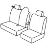 Housses de sièges sur mesure utilitaires  OPel Movano De 2010  à aujourd'hui - BANQUETTE 3 PIECES