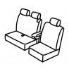 Housses de sièges sur mesure utilitaires   Citroen Jumpy Banquette sans Tablette + 1 Assise  à partir de 2016