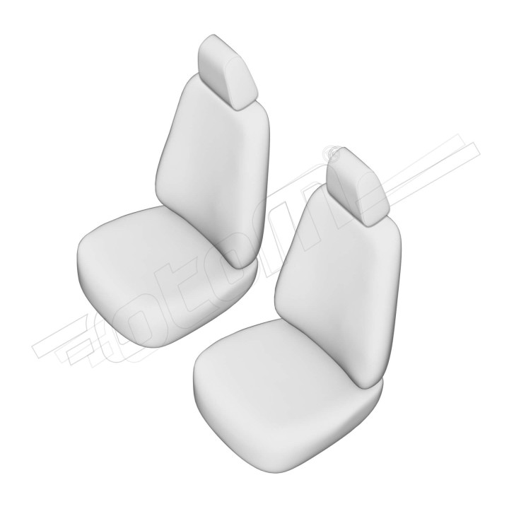 Housses sièges  Auto sur Mesure Simili Cuir  NISSAN NAVARA 2 PLACES De 2006 à  2012