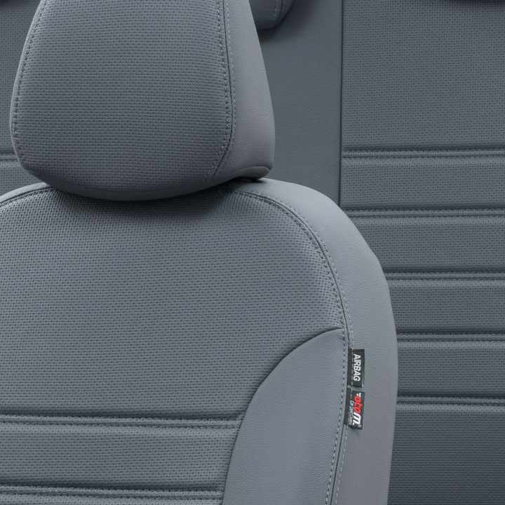 Housses  Sièges Utilitaires  sur Mesure Simili Cuir OPEL VIVARO 2004 à 2014  6 PLACES