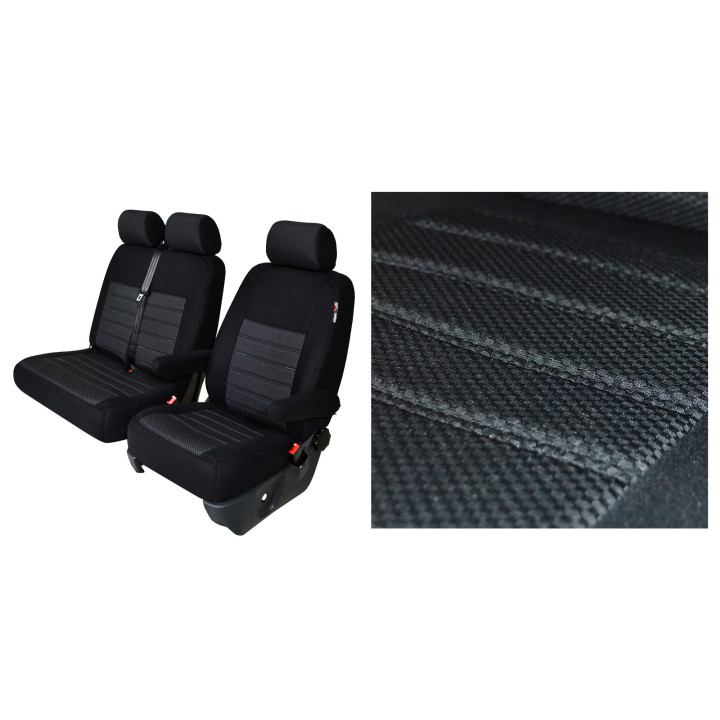 Housse utilitaire sur mesure   PEUGEOT EXPERT Banquette Sans Tablette + 1 Assise  2016 à  aujourd'hui