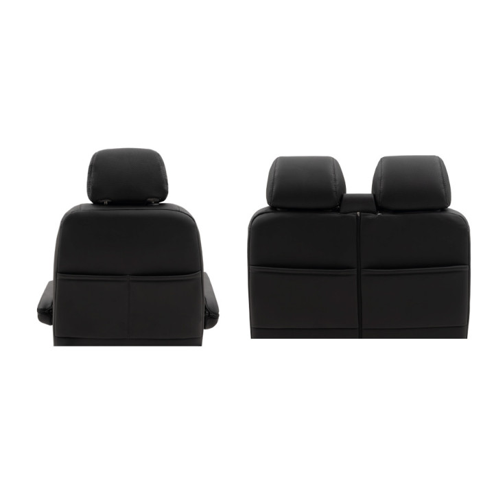 Housse utilitaire sur mesure Simili Cuir FIAT TALENTO Banquette1 Dossier + 1 Assise  De 2015 à aujourd'hui