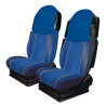 Housses de sièges poids lourds Bords simili + Centre Alcantara  FORD F MAX