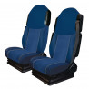 Housses de sièges poids lourds Bords simili + Centre Alcantara  FORD F MAX