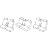 Housses sièges auto sur mesure  HYUNDAI SANTA-FE 7 Places  De 2012 à  aujourd'hui