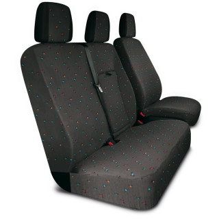 Housses de sièges  sur mesure utilitaires  Mercedes Sprinter  Crafter  avec tablette de 2006 à aujourd'hui