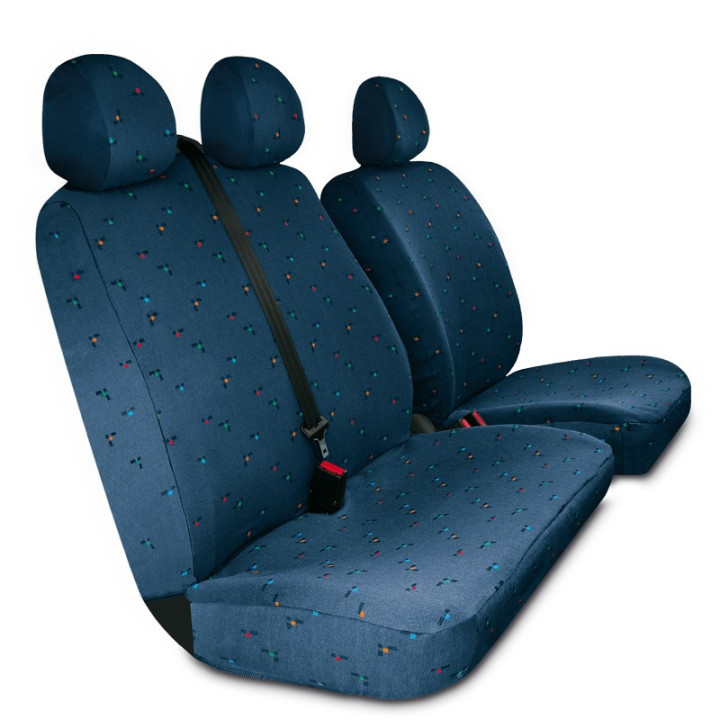 Housses de sièges sur mesure utilitaires Renault Trafic  Vivaro Primastar De 2001 à 2013