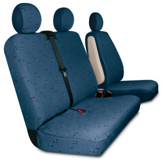 Housses de siège sur mesure utilitaires  Nissan Interstar De 2003 à 2009
