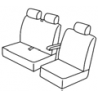 Housses de sièges sur mesure utilitaires   Opel Vivaro De 2014 à  2018 Banquette 1 dossier + 1 assise