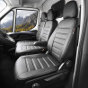 Housse utilitaire sur mesure Simili Cuir  OPEL VIVARO Banquette 1 DOSSIER  + 1 ASSISE  De 2015 à 2018