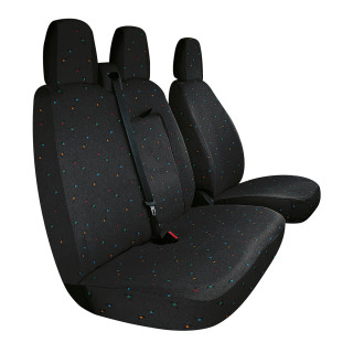 Housses de sièges sur mesure utilitaires pour Ducato Boxer Jumper De 2014 à aujourd'hui