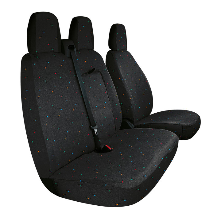Housses de sièges sur mesure utilitaires pour Ducato Boxer Jumper De 2014 à aujourd'hui