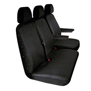 Housses de sièges sur mesure utilitaires  Volkswagen Transporter T6  De 2015 à aujourd'hui