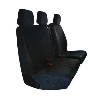 Housses sièges utilitaires Peugeot Expert à partir de 2016 Banquette 1 Dossier + 1 Assise
