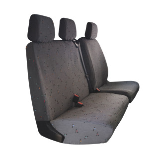 Housses sièges utilitaires Toyota Proace  à partir de 2016 Banquette 1 dossier + 1 assise