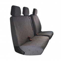 Housses sièges utilitaires Opel Movano à partir de 2019 Banquette 1 Dossier + 1 Assise