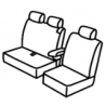 Housses de sièges Simili sur mesure utilitaires pour Toyota Proace à partir  de 2016 à aujourd'hui 1 Dossier + 1 assise