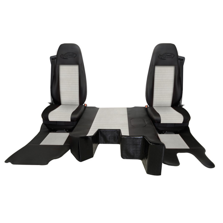Housses de sièges + Tapis de sol + protection capot moteur Renault Serie T