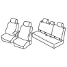 Housses sièges auto sur mesure harmony Subaru Forester Sans accoudoir Arrière 2008 à 2013