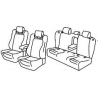 Housses sièges auto sur mesure harmony Subaru Legacy Arrière 1/3 2/3  2003 à 2009