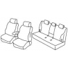 Housses sièges auto sur mesure harmony Subaru Outback  5 Portes  Arrière 3 dossiers de 2009 à 2014