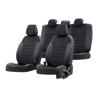 Housses de Sièges Auto Sur Mesure Simili Cuir  AUDI A1 5 Portes De 2011 à aujourd'hui