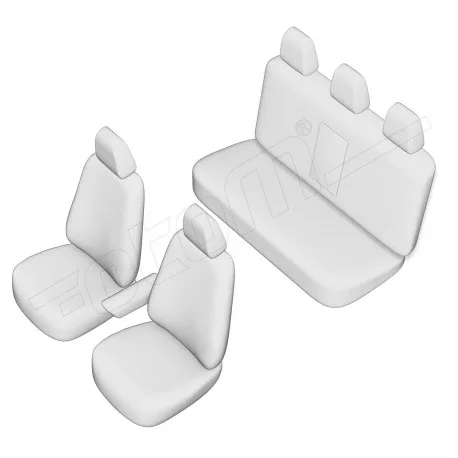 Housses sièges  Auto sur Mesure Simili Cuir  AUDI A6  BERLINE BANQUETTE AVEC 1 DOSSIER   De 2005 à 2011