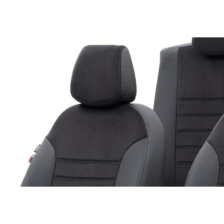 Housses Auto sur Mesure Simili Cuir + Alcantara AUDI Q4 5 PORTES 2021 à aujourd'hui