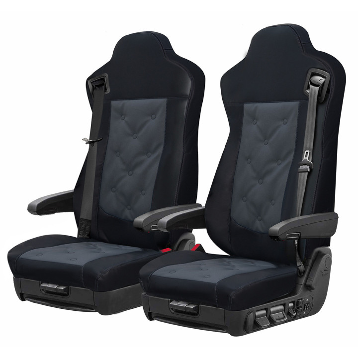 Housses de sièges Poids Lourd Bord Simili Cuir    IVECO  X WAY