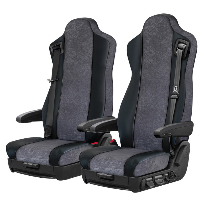 Housses de sièges Poids Lourd Bord Simili Cuir    IVECO T WAY