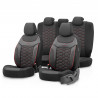 Housse de siège auto  universelle  Carbon Rouge