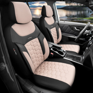 Housse de siège auto  universelle  Carbon Beige