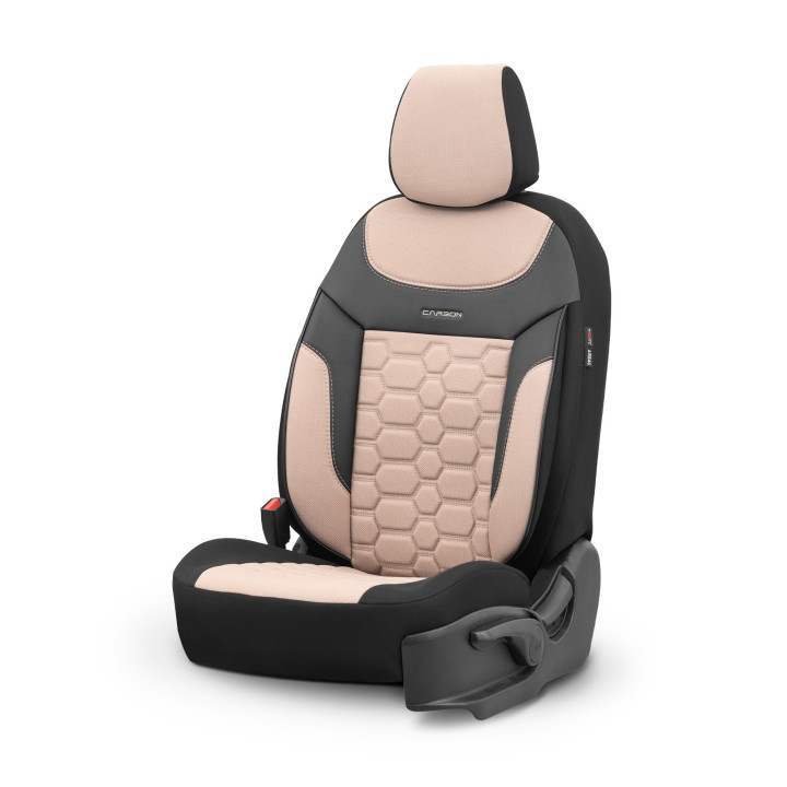 Housse de siège auto  universelle  Carbon Beige