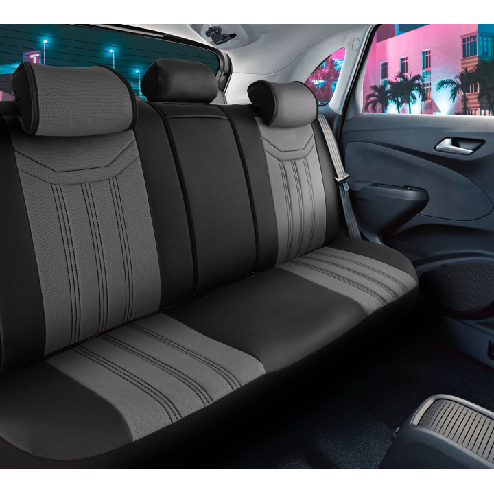 Housses de sièges auto simili cuir  universelles haut de gamme MIAMI