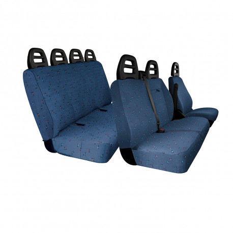 Housses de sièges utilitaires Iveco Daily double cabine avec tablette De 2014 à aujourd'hui