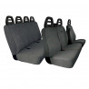 Housses de sièges utilitaires Iveco Daily double cabine avec tablette De 2014 à aujourd'hui