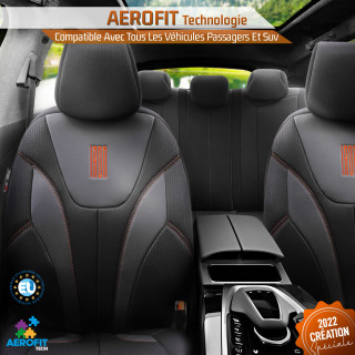 Housses sièges auto universelles  IRON Orange