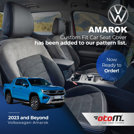Housses sièges  Auto sur Mesure Simili Cuir VW AMAROK DE 2023 à aujourd'huii
