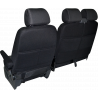 Housses sièges utilitaires sur mesure tissu Fiat Doblo de 2022 à aujourd'hui