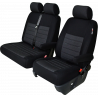 Housses sièges utilitaires sur mesure tissu Fiat Doblo de 2022 à aujourd'hui