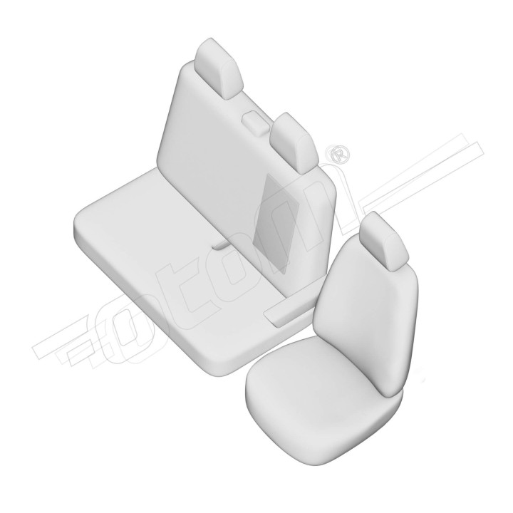 Housse utilitaire sur mesure Simili Cuir  MERCEDES SPRINTER DE 2008 à 10 2018